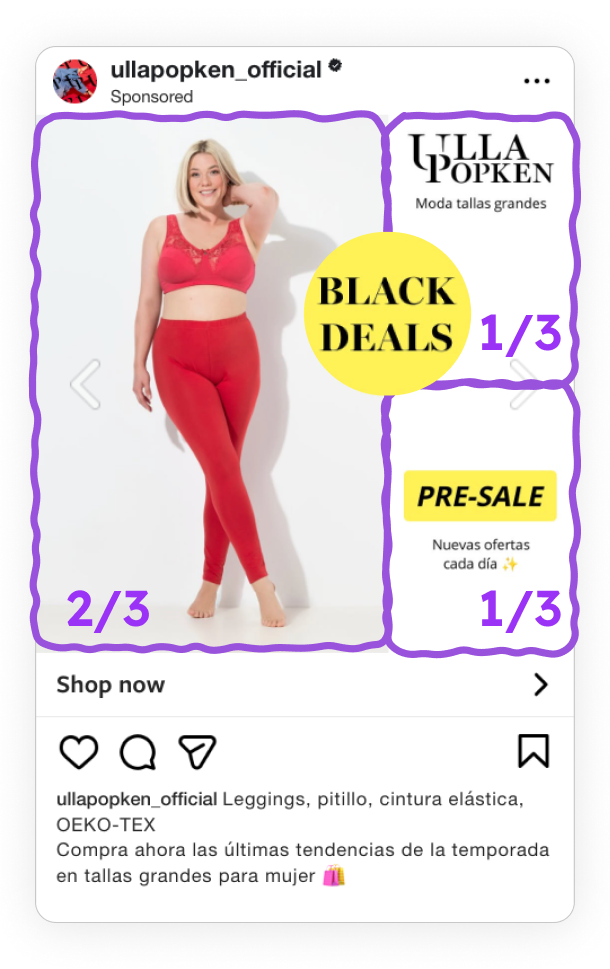 High-Impact Composition: 2/3 Product + 1/3 Offer